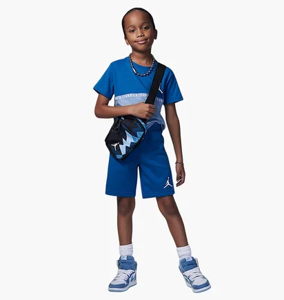 Спортивный костюм детский Air Jordan Jumpman Blocked Taping Jr Blue/Light Blue 85D001-U1R
