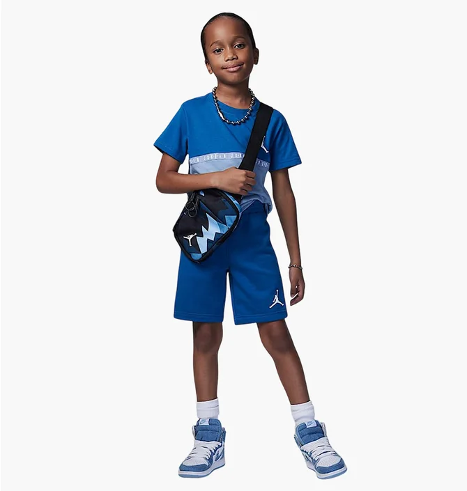 Спортивный костюм детский Air Jordan Jumpman Blocked Taping Jr Blue/Light Blue 85D001-U1R
