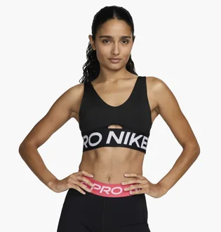 Топ женский Nike W Np Indy Plunge Bra Bold Black HF7324-010