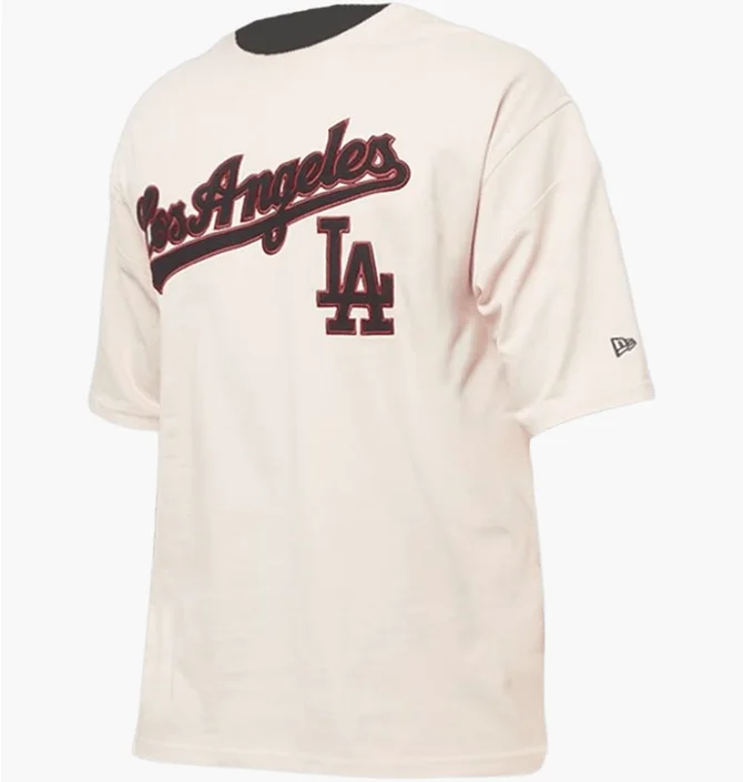 Футболка чоловіча NEW ERA Rib Infill Os La Dodgers Beige 60564879