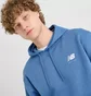Худи мужское New Balance Linear Graphic Blue MT43910
