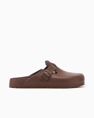 Тапочки чоловічі BIRKENSTOCK Boston Eva Regular Brown 1027386