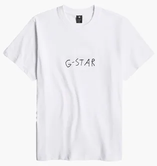 Футболка унісекс G-Star Handwriting Ts White D25699-C336-110
