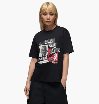 Футболка жіноча Nike W J Flt Ss Gf Gfx Tee Vlt Black HV0460-010