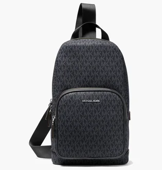Сумка чоловіча Michael Kors Mens Cooper Logo Sling Pack Black 37S1LCOY1B-ADMRL-PLBLUE-47039