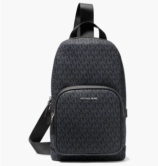 Сумка чоловіча Michael Kors Mens Cooper Logo Sling Pack Black 37S1LCOY1B-ADMRL-PLBLUE-47039
