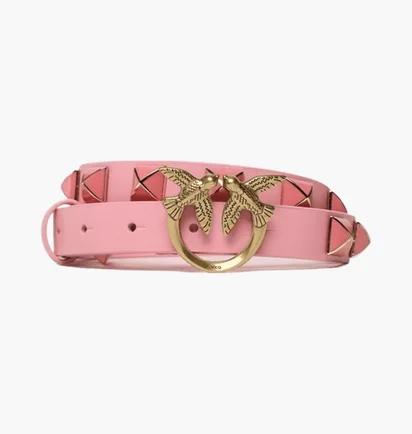 Ремінь жіночий Pinko Love Berry H2 Belt 2 Cm Pink 100143A0F1-P31Q