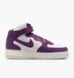 Кроссовки женские Nike Air Force 1 07 Mid Lx Violet/White Dz4865-503