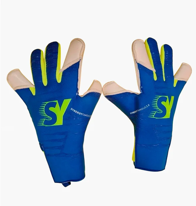 Рукавиці воротарські унісекс Synergy Famous Blue Blue SY2631