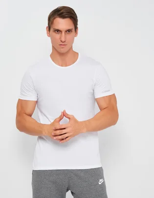 Футболка мужская Kappa Mezza Manica Girocollo White K1305-BIANCO