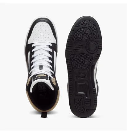 Кроссовки унисекс Puma Rebound Sneakers Black/White 392326-22