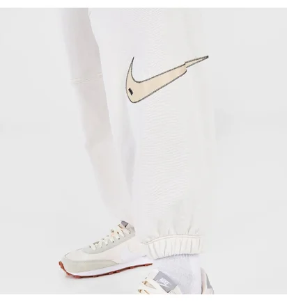 Штаны унисекс Nike Womans Sportswear Swoosh High-Rise Jogger Pants White Dm6205-030