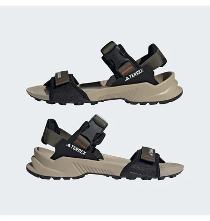 Сандали унисекс Adidas Terrex Hydroterra Black/Olive IG6565