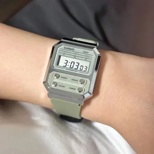 Часы унисекс Casio A100WEF-3A