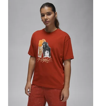 Футболка жіноча Air Jordan Mujer Orange FN5365-615
