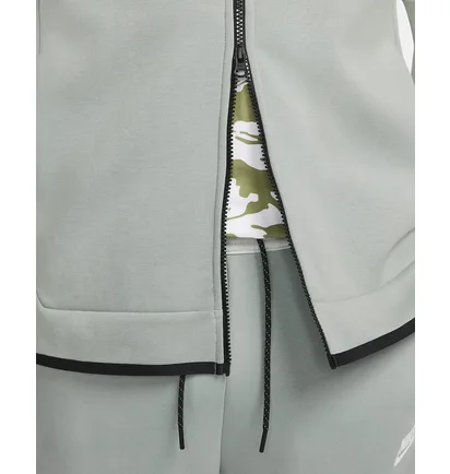 Толстовка чоловіча Nike Nsw Tech Fleece Grey/White Cu4489-034