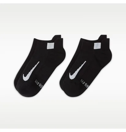 Шкарпетки унісекс Nike Court Multiplier Max Tennis No- Show Socks (2 Pairs) Black SK0152-010
