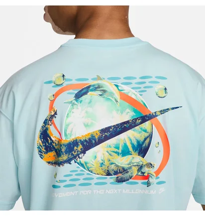 Футболка мужская Nike M Nsw Tee M90 Oc Graphic Pk4 Light Blue FV4047-474
