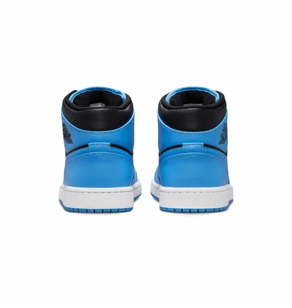 Кросівки чоловічі Air Jordan Air 1 Mid Shoes Black/Blue DQ8426-401