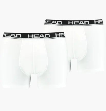 Труси чоловічі HEAD Basic Boxer White (2 шт) 701202741-013