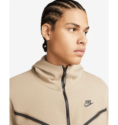 Толстовка чоловіча Nike Nsw Tech Fleece Full-Zip Hoodie Beige CU4489-247