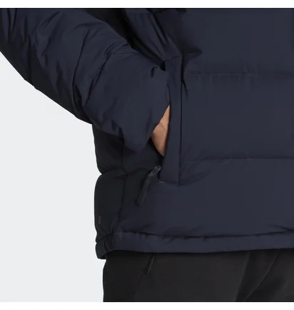 Куртка чоловіча Adidas Helionic Hooded Down Jacket Blue Hg8750