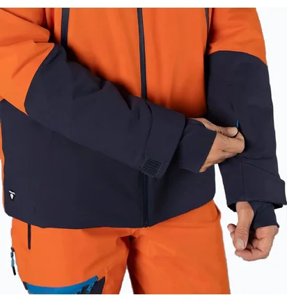 Куртка чоловіча CMP Fix Hood Twill Orange/Blue 34W2037-B595