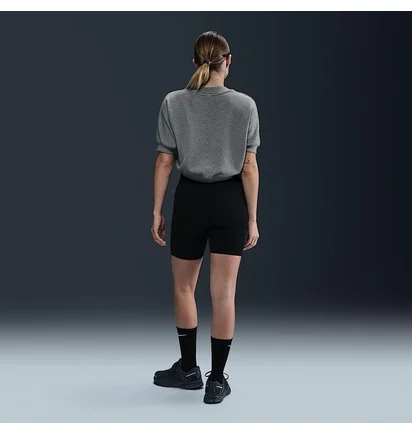 Топ жіночий Nike Sportswear Collection WomenS Crew-Neck Short-Sleeve Cropped French Terry Top Grey HJ0224-091