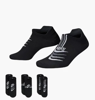 Носки женские Nike Everyday Plus Ltwt Ns Black (3 пары) DH5474-903