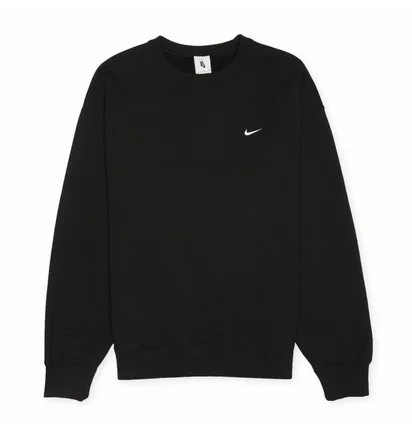 Свитшот мужской Nike Solo Swoosh French Crewneck Black DX0811-010