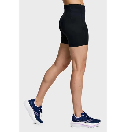 Шорты женские Saucony Fortify 6 Short Black SAW800451-BK