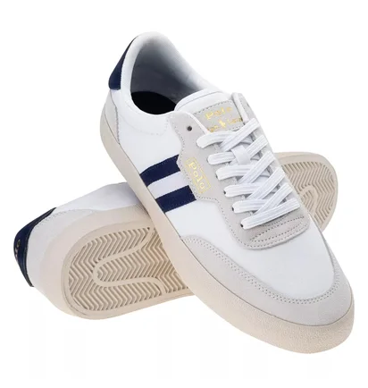 Кросівки чоловічі Ralph Lauren Court Beige/White 816845105002
