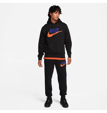 Спортивний костюм чоловічий Nike M Nk Club Bb Po Chnl Ftra Black FN3104-010__FN3094-010