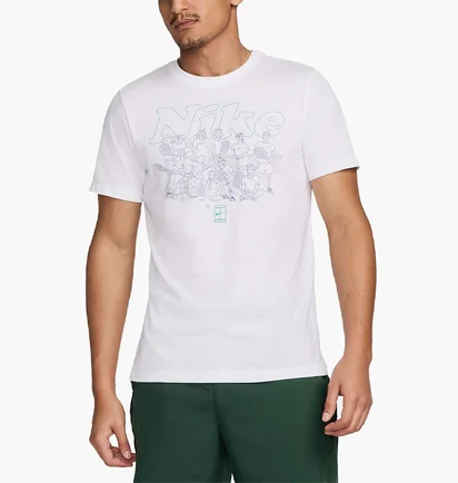 Футболка чоловіча Nike M Nkct Df Tee Oc Su24 White FV8432-100