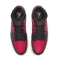 Кроссовки мужские Air Jordan 1 Mid Banned Black/Red 554724-074