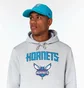 Худи мужское NEW ERA Hornets Grey 60505427