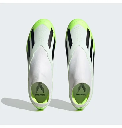 Бутси унісекс Adidas X Crazyfast.3 Ll Fg White/Green HQ4515