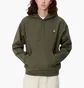 Худи мужское Carhartt Wip Hooded American Script Sweatshirt Green I028279-1NQXX