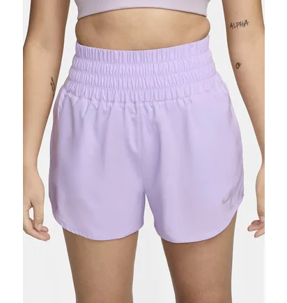 Шорты женские Nike One Dri-Fit Ultra High-Waisted 3 Brief-Lined Shorts Violet DX6642-512
