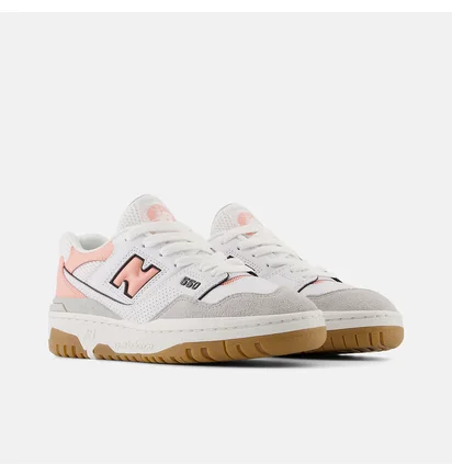 Кросівки дитячі New Balance 550 Big Kid White/Peach GSB550SK