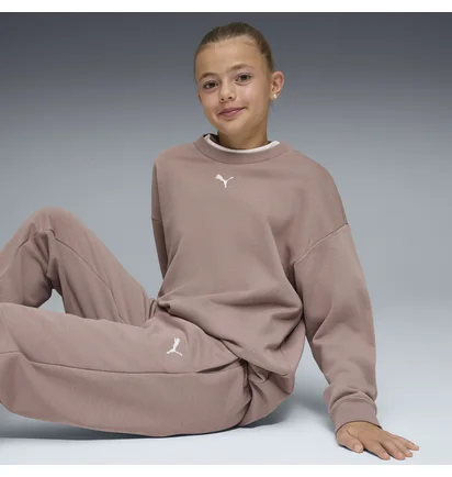 Спортивний костюм дитячий Puma Loungewear Oversized Beige 693395-88
