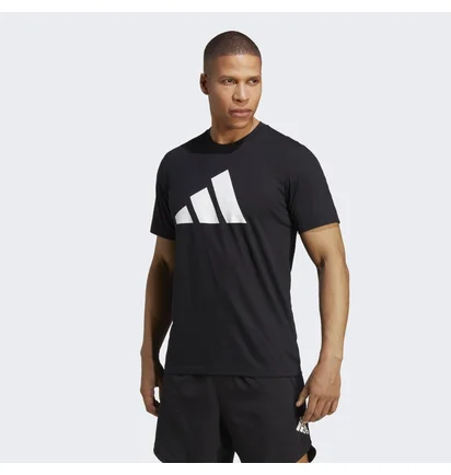 Футболка чоловіча Adidas Train Essentials Feelready Logo Training Tee Black Ib8273