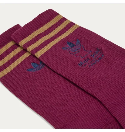 Шкарпетки Adidas X Brain Dead (1 пара) Bordo JN2407