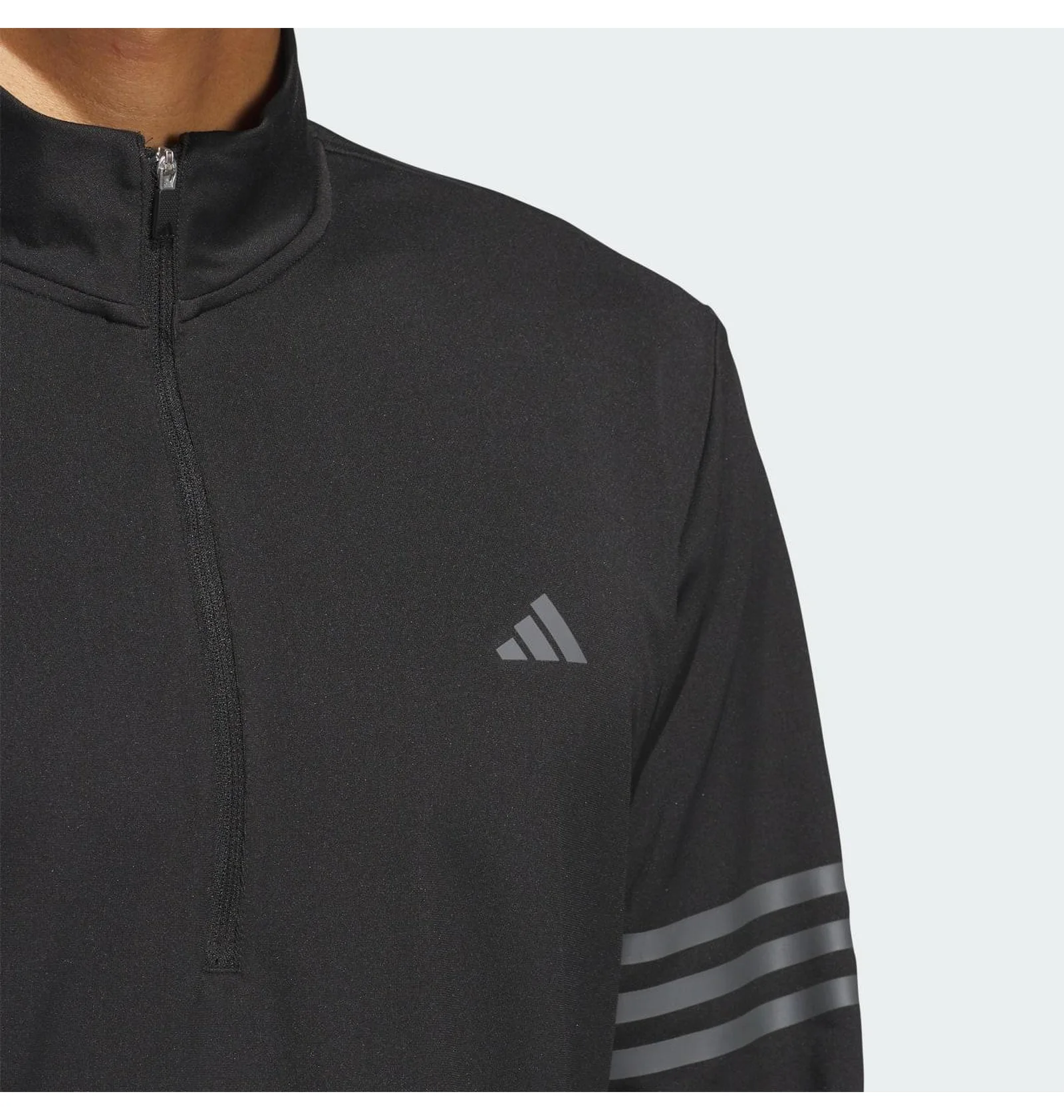ᐉ Кофта мужская Adidas 3-Stripes Half-Zip Performance Black