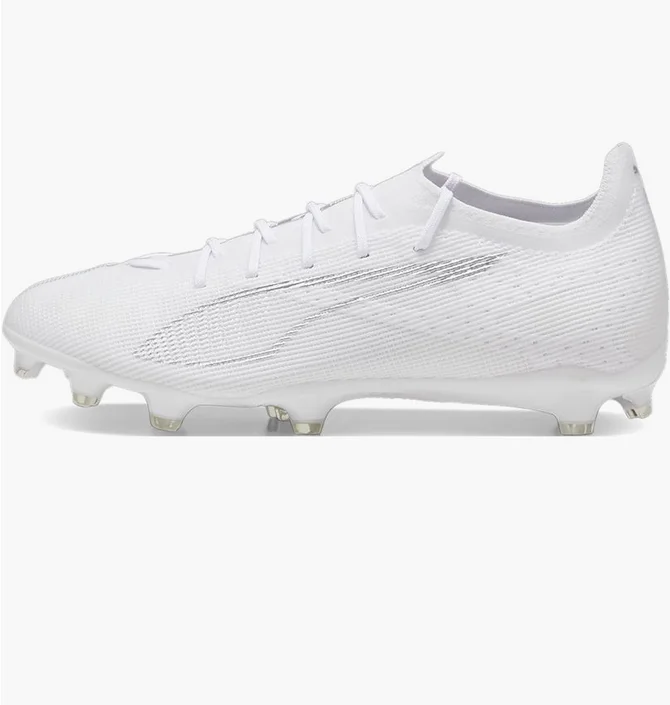 Бутсы унисекс Puma Ultra 5 Pro Fg/Ag White 107685-04