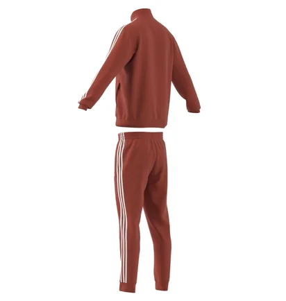 Спортивный костюм мужской Adidas Tracksuit Basic 3-Stripes Orange IC6786