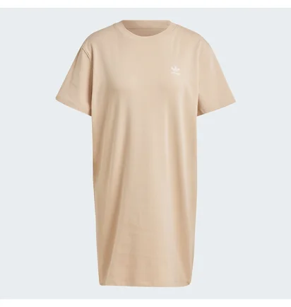 Платье женское Adidas Adicolor Trefoil Dress Beige IY2206