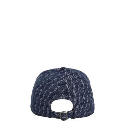Кепка унисекс Dsquared2 D2 Monogram Baseball Cap Blue BCM0594101055233096