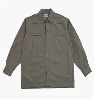 Рубашка мужская Cav Empt Cotton Casual Grey CES26SH05