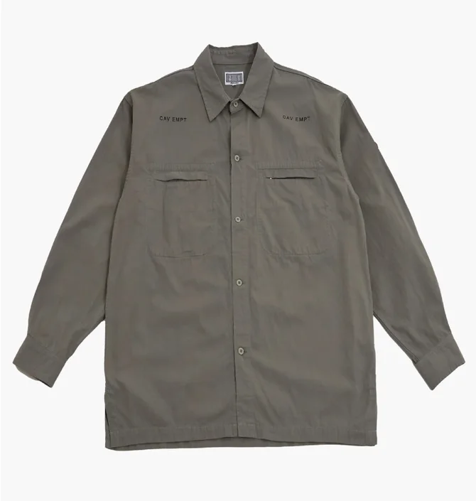 Сорочка чоловіча Cav Empt Cotton Casual Grey CES26SH05